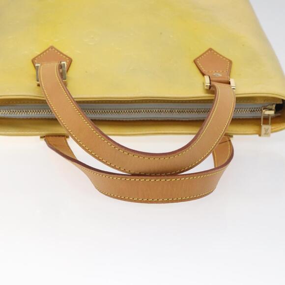 LOUIS VUITTON Monogram Vernis Houston Hand Bag Gris M91053 - Picture 8 of 13